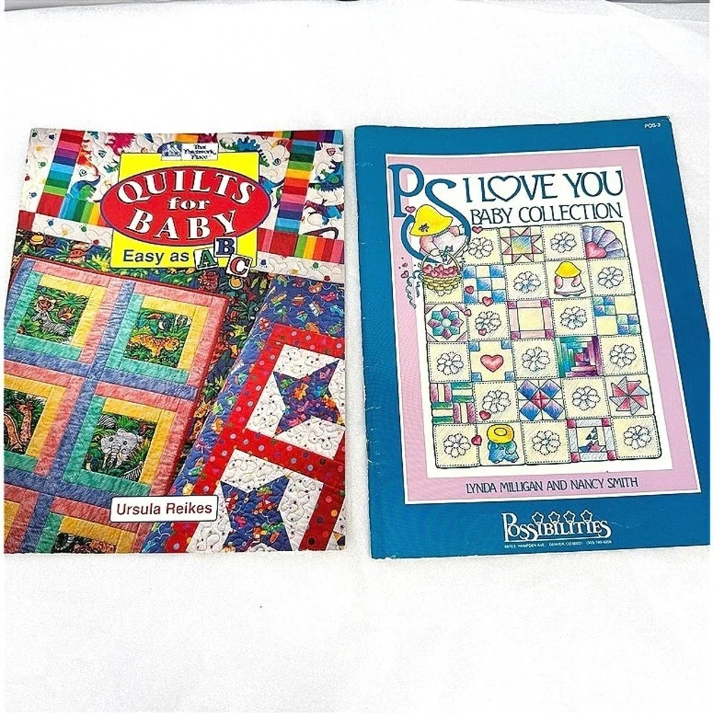 Quilts for Baby & I l Love You Baby Collection VTG Quilting Sewing Books DIY